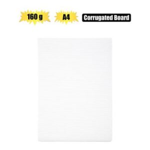 Art+craft a4 corrugated board 160gsm wht